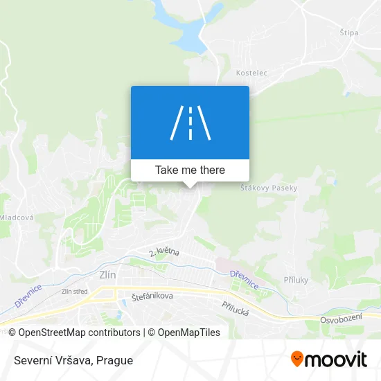 Карта Severní Vršava