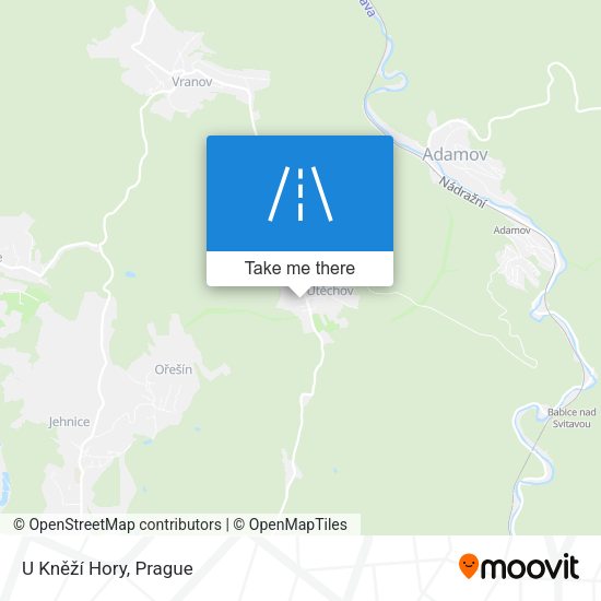 U Kněží Hory map