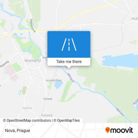 Карта Nová