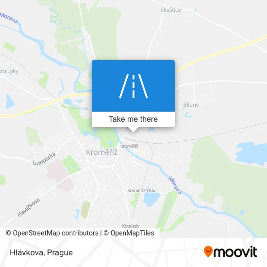 Карта Hlávkova