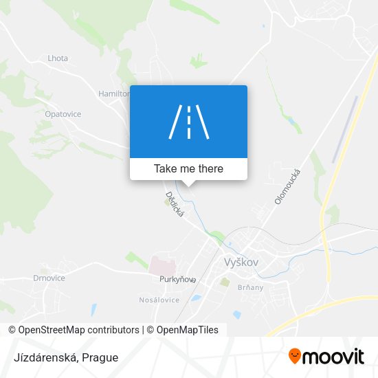 Jízdárenská map