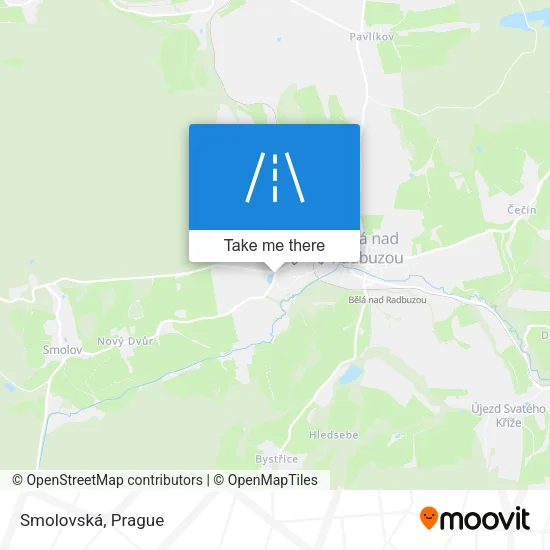Карта Smolovská