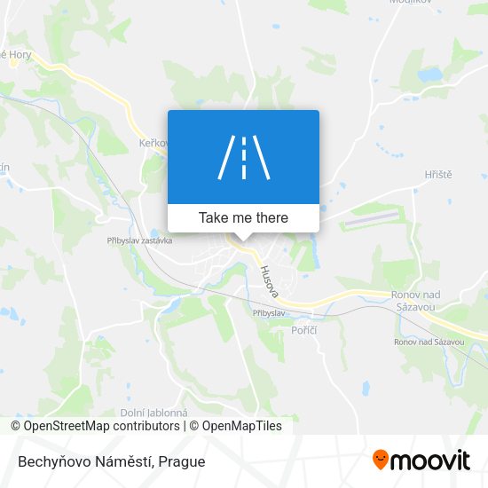 Bechyňovo Náměstí map