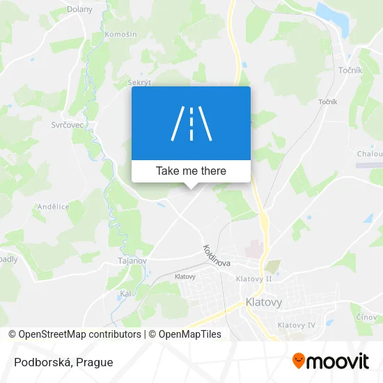 Карта Podborská