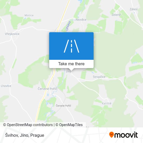 Švihov, Jíno map