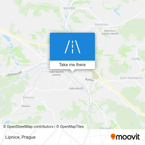 Lipnice map