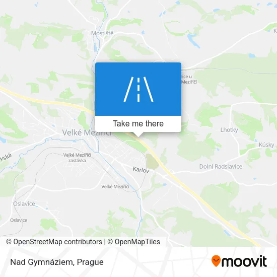 Карта Nad Gymnáziem