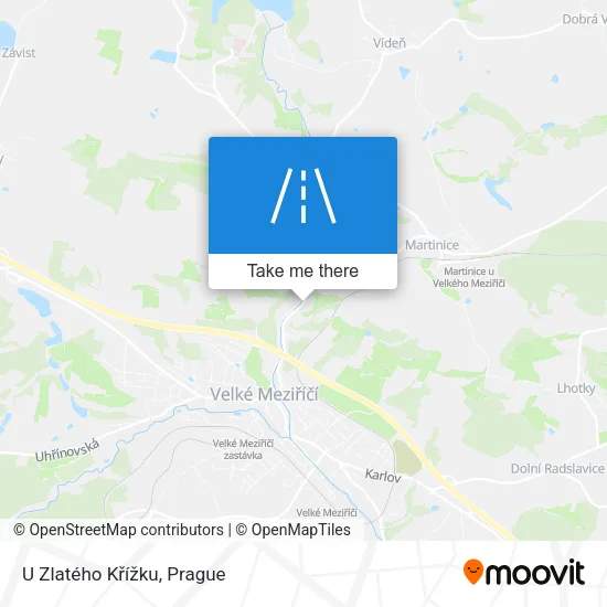 Карта U Zlatého Křížku