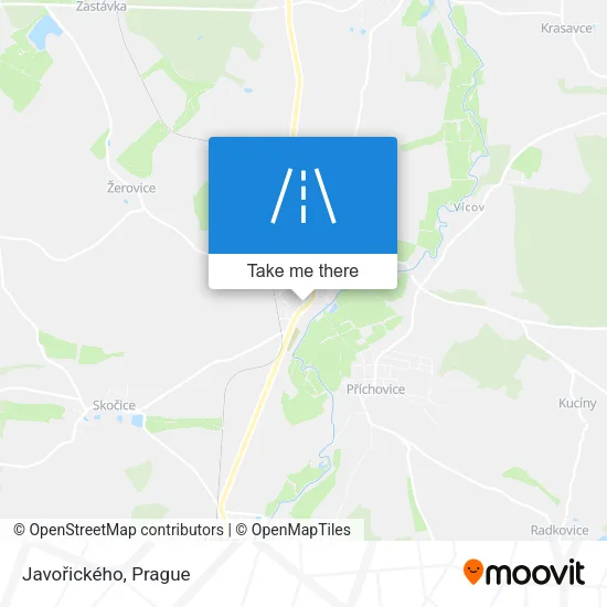 Карта Javořického