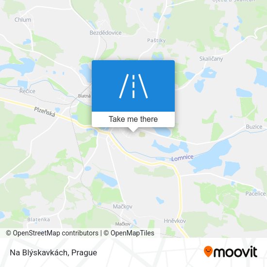 Na Blýskavkách map