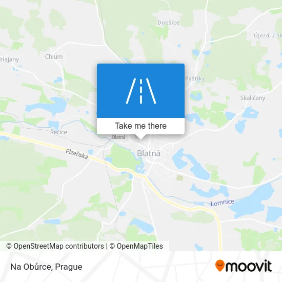 Карта Na Obůrce