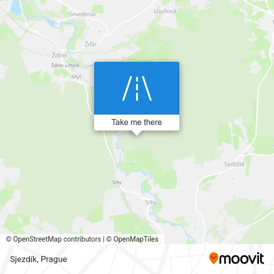Карта Sjezdík