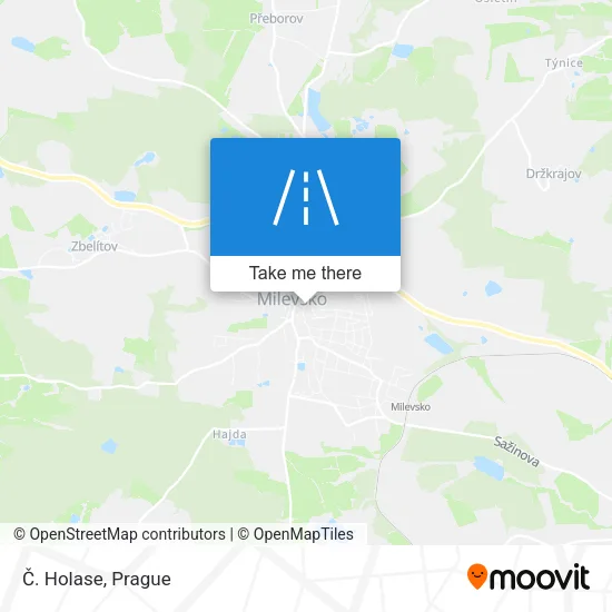 Карта Č. Holase
