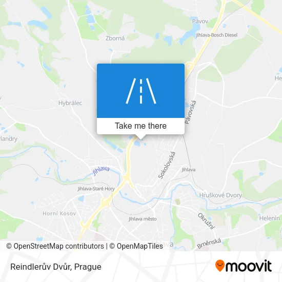 Карта Reindlerův Dvůr
