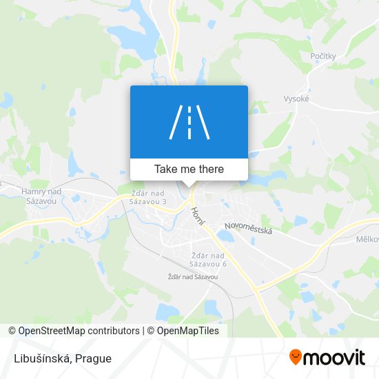 Libušínská map
