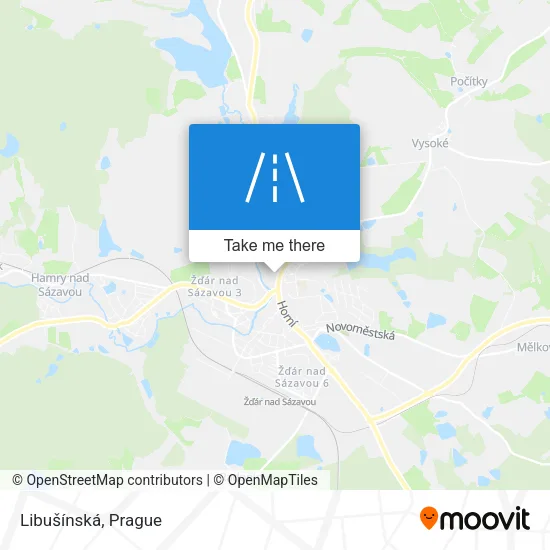 Карта Libušínská