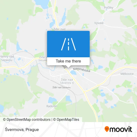 Карта Švermova