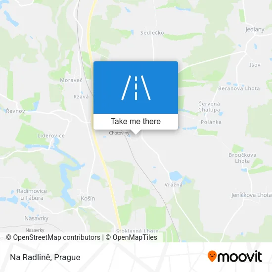 Карта Na Radlině