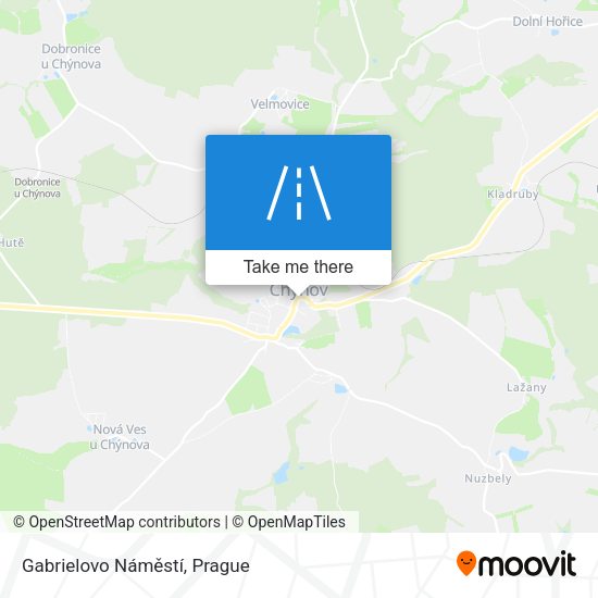 Gabrielovo Náměstí map