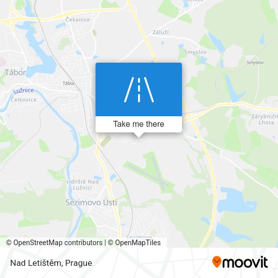 Nad Letištěm map