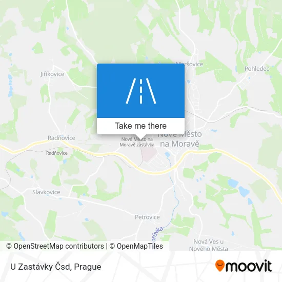 Карта U Zastávky Čsd