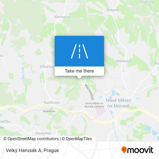 Velký Harusák A map