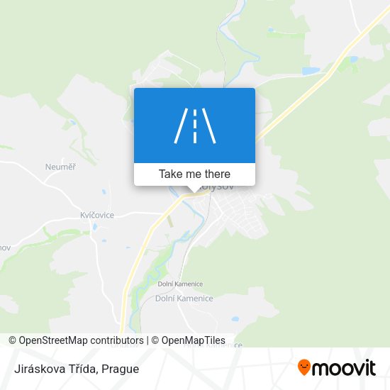 Jiráskova Třída map