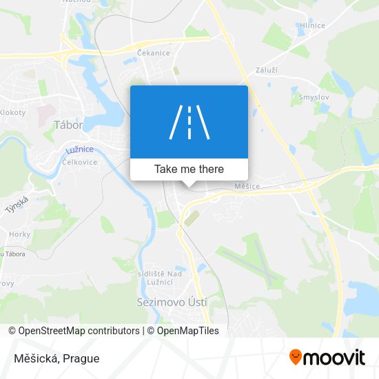 Měšická map