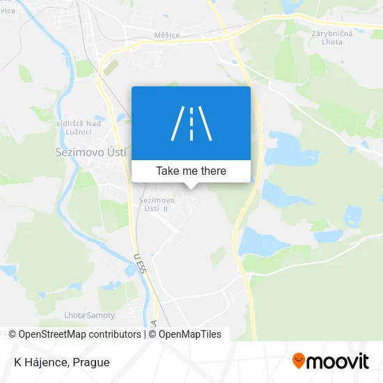 Карта K Hájence