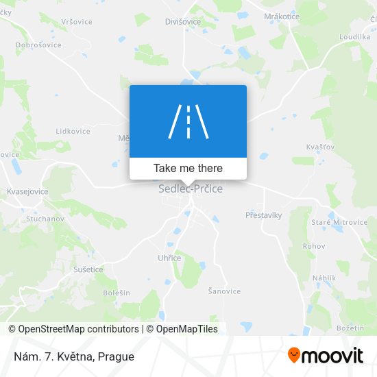 Nám. 7. Května map