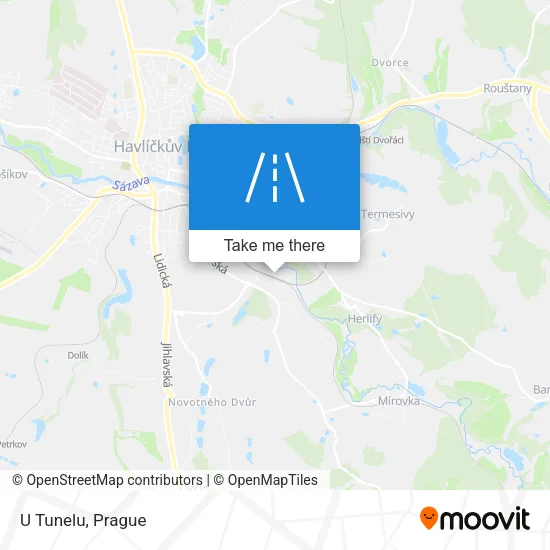 Карта U Tunelu