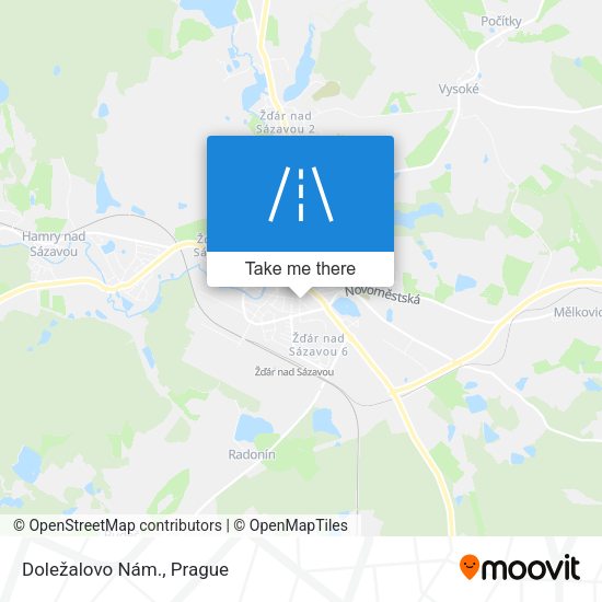 Doležalovo Nám. map