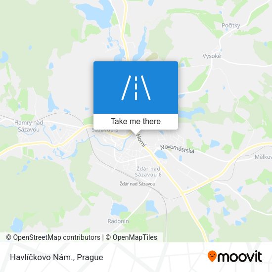 Havlíčkovo Nám. map