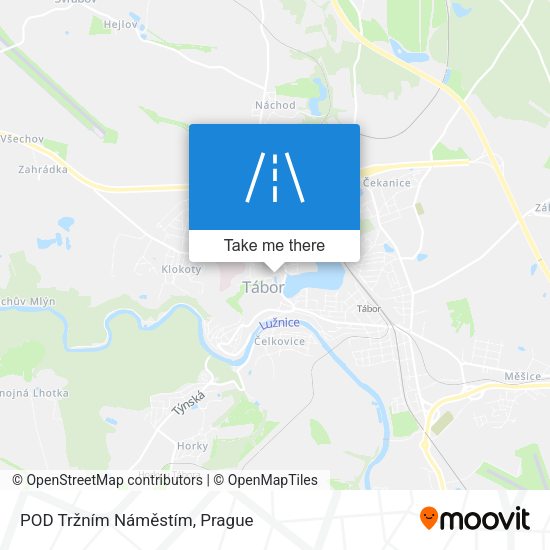 POD Tržním Náměstím map