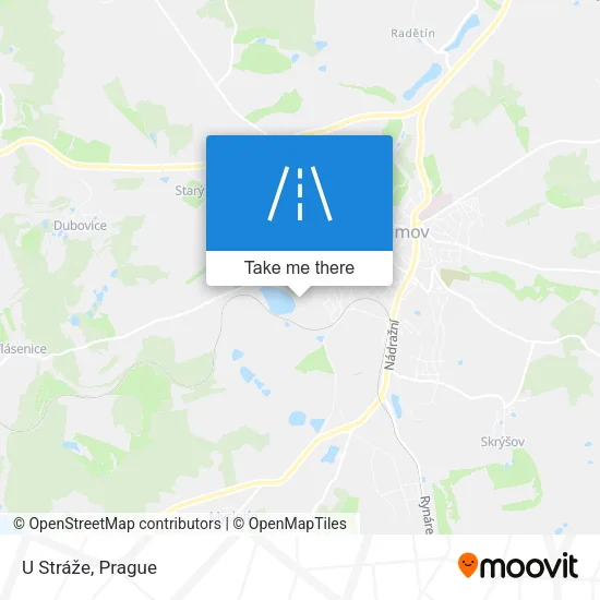 Карта U Stráže