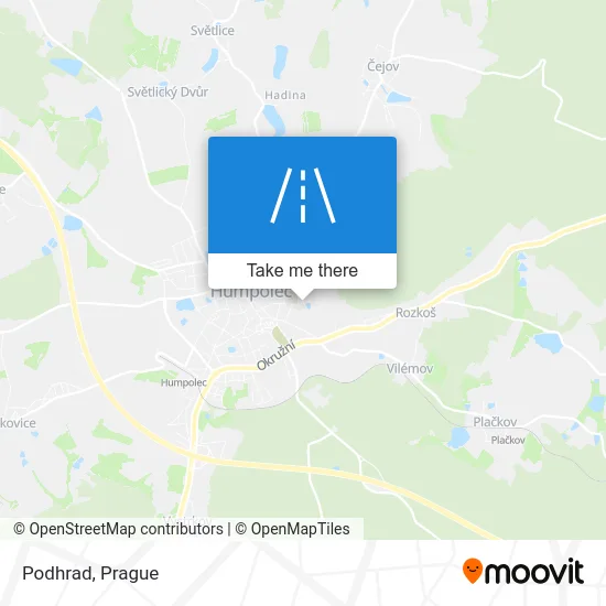 Карта Podhrad