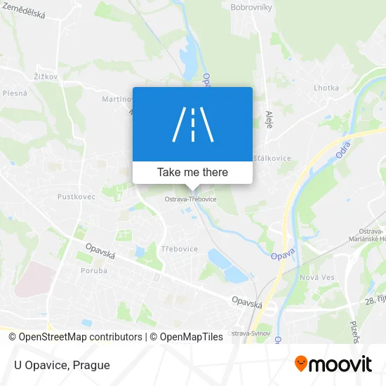 Карта U Opavice