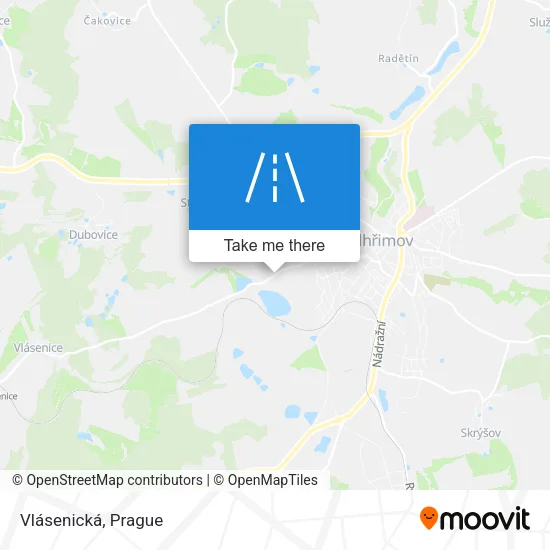Карта Vlásenická