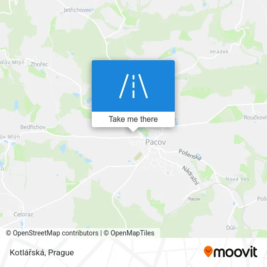 Карта Kotlářská