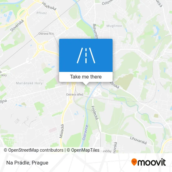 Карта Na Prádle
