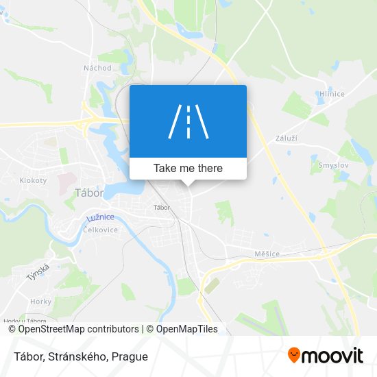 Tábor, Stránského map