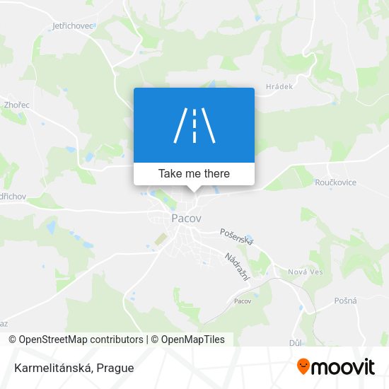 Karmelitánská map