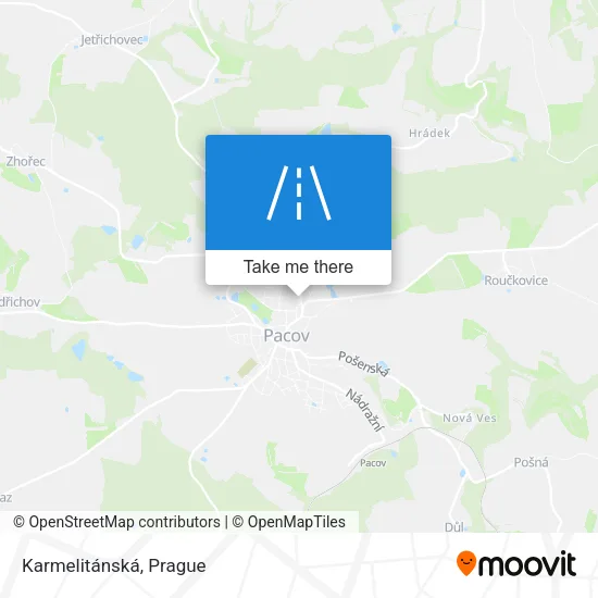 Карта Karmelitánská