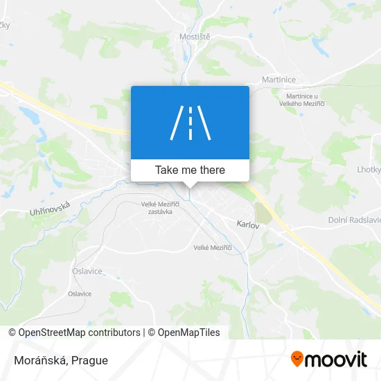 Карта Moráňská