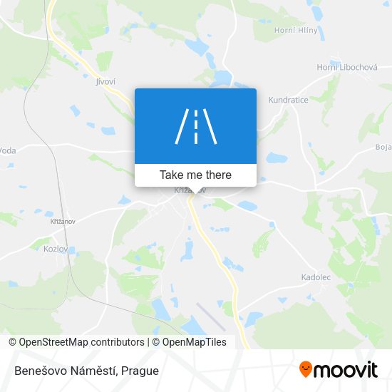 Benešovo Náměstí map