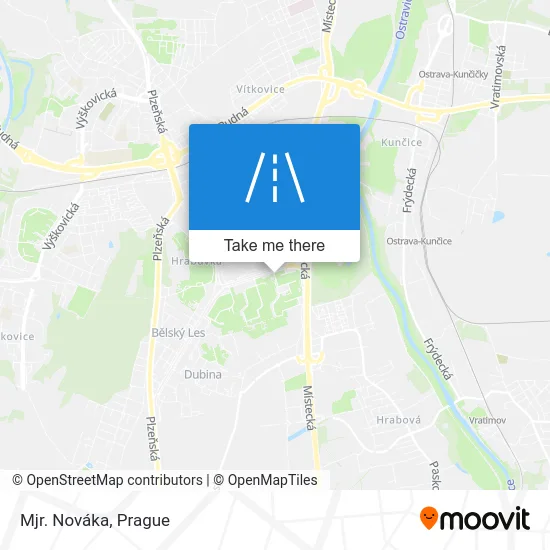 Карта Mjr. Nováka