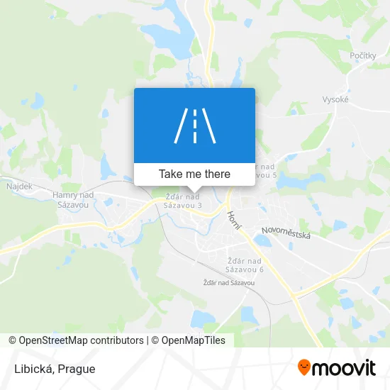 Карта Libická