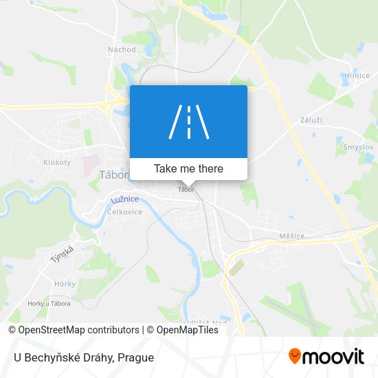 U Bechyňské Dráhy map