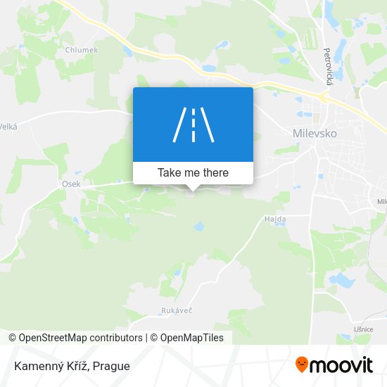 Kamenný Kříž map