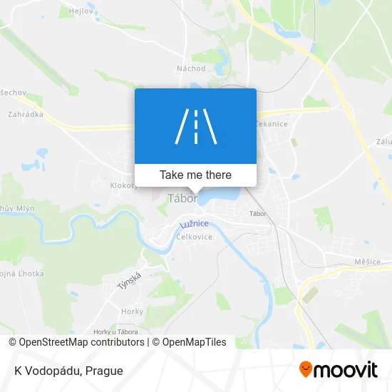 Карта K Vodopádu